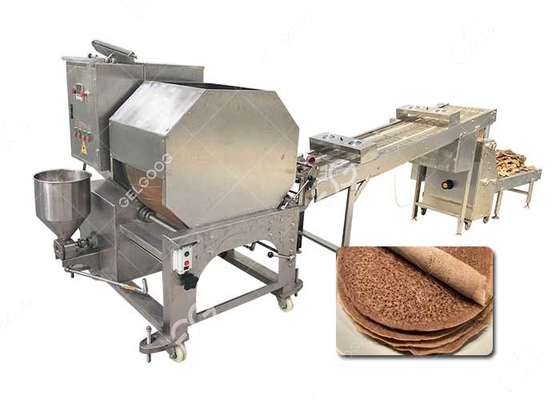 China Commercial Injera Maker Machine , Automatic Crepe Machine 1000 Picecs/h Electric supplier